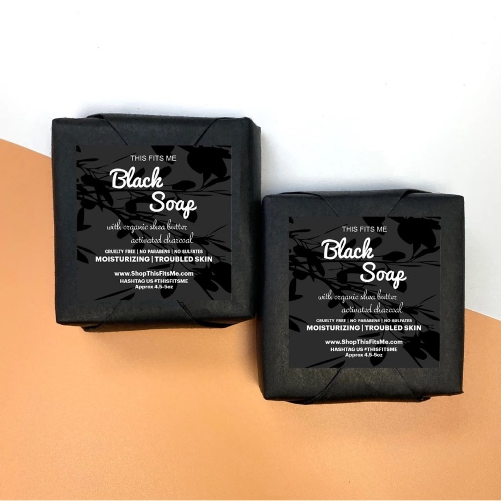 NWT Activated charcoal clean ingredients handmade soap hyperpigmentation - Picture 2 of 3